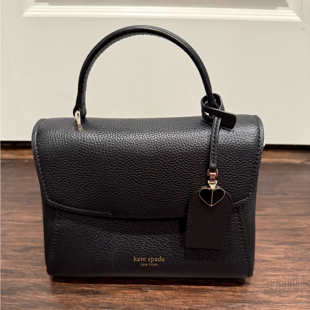 Kate Spade black grace top handle